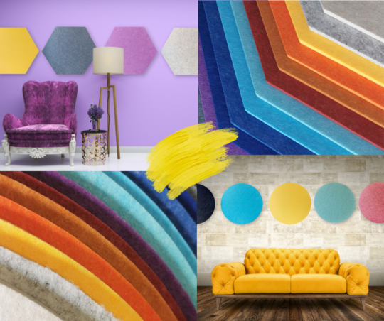 POLYESTER PINBOARD | Sheets | 14 Colours | 1200 X 2400